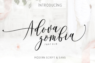 Adova Zombia: A Script Handwritten Font for Editorial Design Excellence