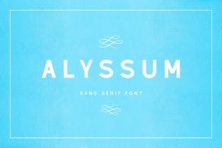 Alyssum: A Delicate Sans Serif Font for Modern Web Design