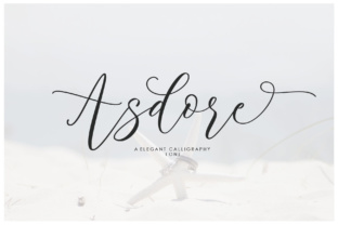 Asdore: A Script Font for Elegant and Engaging Editorial Design