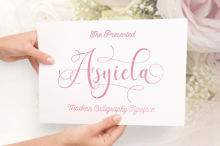 Asyiela: A Script Font for Elegant Handmade Creations