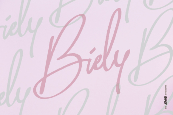Biely: A Script Font That Adds Personality to Your Craft
