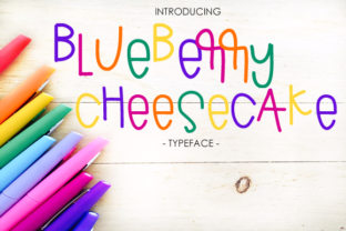Blueberry Cheesecake: A Script Handwritten Font for Creative Crafters