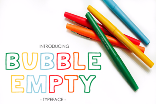 Bubble Empty: A Script Handwritten Font That Elevates Your Brand