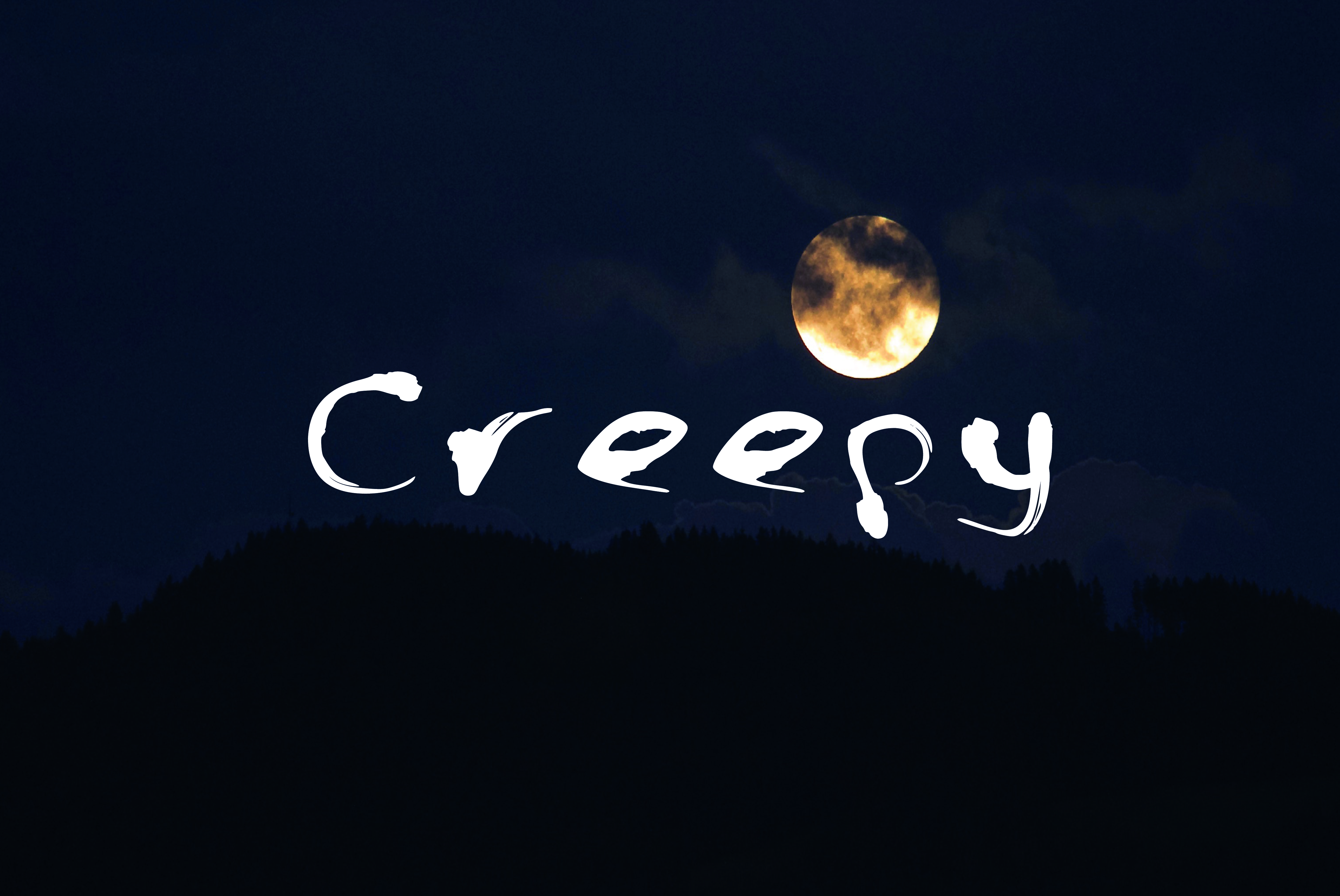 Creepy: A Script Handwritten Font That Adds Spooky Charm to Your Designs