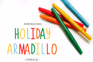 Holiday Armadillo: A Versatile Sans Serif Font for Creative Makers