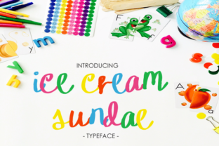 Ice Cream Sundae: A Font for Fun and Branding