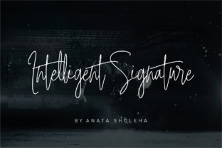 Intelligent Signature: The Script Handwritten Font for Modern Web Design