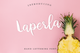 Laperla: A Script Handwritten Font That Elevates Branding