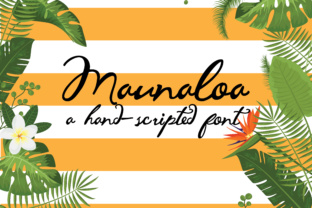 Maunaloa: A Script Font for Editorial Expression and Design Flexibility
