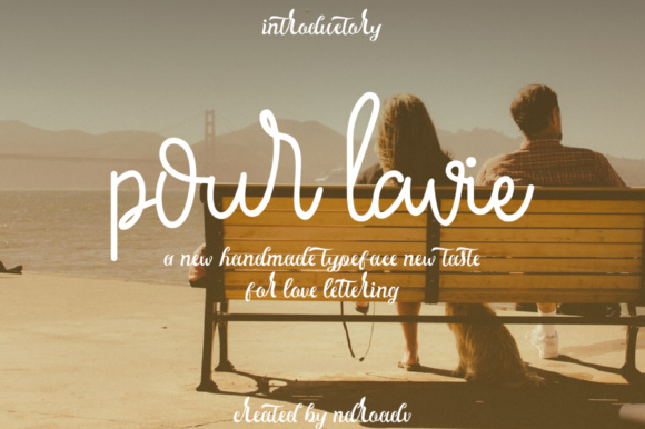 Pour La Vie: A Script Font for Editorial Design and Branding