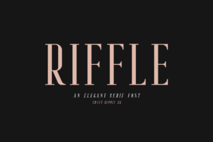 Riffle: A Modern Serif Font for Timeless Branding