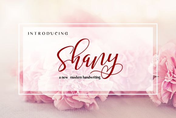 Shany: A Versatile Script Handwritten Font for Modern Branding