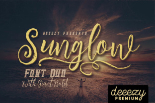 Sunglow: A Vintage Script Font for Throwback Branding