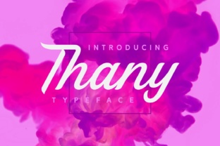 Thany: A Script Handwritten Font That Brings Retro and Modern Together