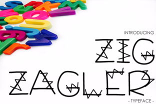 Zig Zagler: A Playful Font for Creative Makers